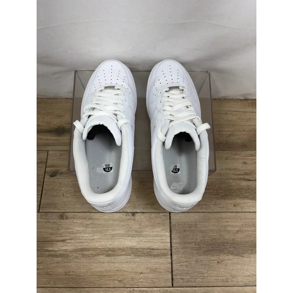 Nike Air Force 1 Low Castrol White Sneakers Casual Shoes‎ Size 10.5